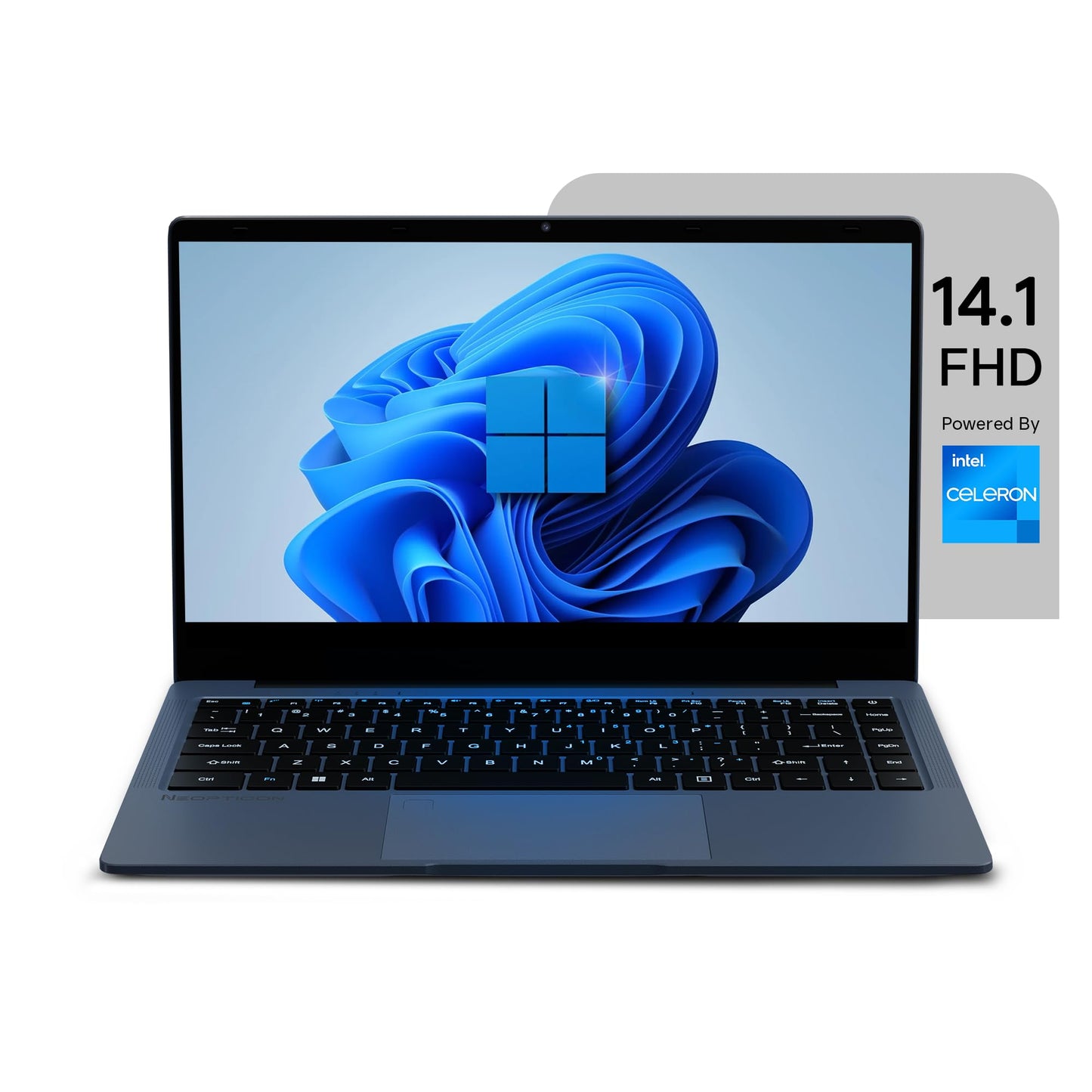 Neopticon BrowseBook 14.1in FHD Grey Laptop 4GB RAM 