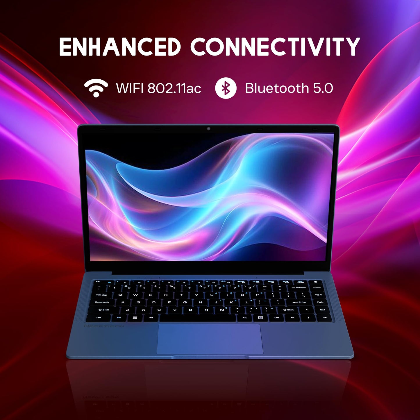 Neopticon BrowseBook 14.1in FHD Grey Laptop 4GB RAM 