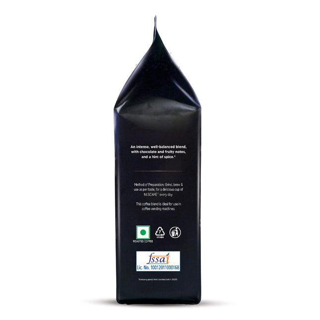 Nescafe Intenso Whole Roasted Coffee Beans, Arabica and Robusta Blend, 1kg, Bag 