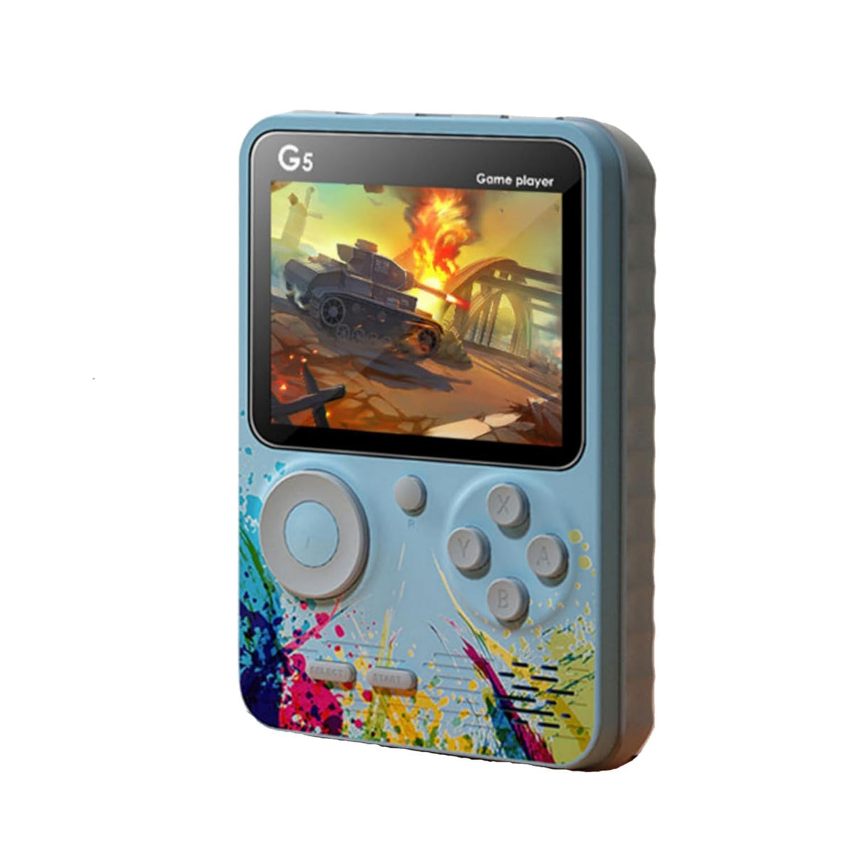 New World G5 Video Game for Kids, Handheld 500 in 1 Games for Kids, Handheld Video Game Game Box with TV Output Gaming Console, Rechargeable Video Game for Kids 
