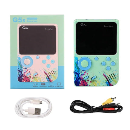 New World G5 Video Game for Kids, Handheld 500 in 1 Games for Kids, Handheld Video Game Game Box with TV Output Gaming Console, Rechargeable Video Game for Kids 