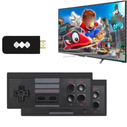 New World Mini Retro Classic Game Console,Plug & Play Wireless TV Video Game Console 4K HDMI Video Games Handheld Retro Gamepad Controller, TV Game Box Controller 