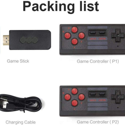 New World Mini Retro Classic Game Console,Plug & Play Wireless TV Video Game Console 4K HDMI Video Games Handheld Retro Gamepad Controller, TV Game Box Controller 