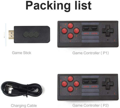 New World Mini Retro Classic Game Console,Plug & Play Wireless TV Video Game Console 4K HDMI Video Games Handheld Retro Gamepad Controller, TV Game Box Controller 