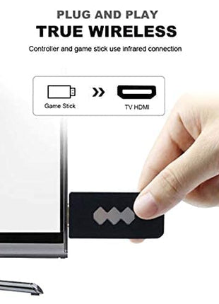 New World Mini Retro Classic Game Console,Plug & Play Wireless TV Video Game Console 4K HDMI Video Games Handheld Retro Gamepad Controller, TV Game Box Controller 
