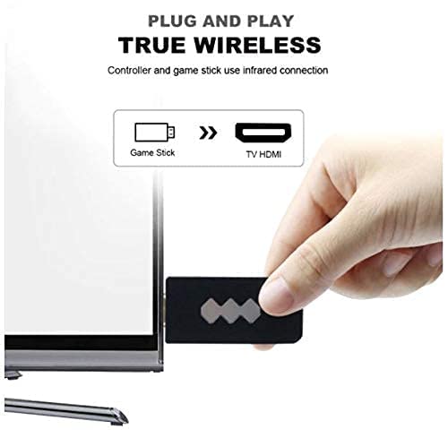 New World Mini Retro Classic Game Console,Plug & Play Wireless TV Video Game Console 4K HDMI Video Games Handheld Retro Gamepad Controller, TV Game Box Controller 