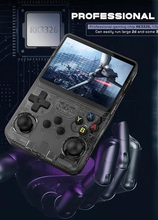 New World R36S Retro Handheld Video Game Console 3.5 inch Retro Handheld Video Games Consoles Built-in Rechargeable Battery Portable Style Hand Held Game Consoles 