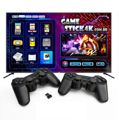 New World TV Video Games for Kids Wireless 64GB Memory, HD Classic Games Console with TF Card, 9 Emulator Console, HDMI Output TV Video Game Console Game Stick 