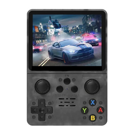 New World X-Ninja R35S Retro Video Game Console 64GB Mini Handheld Classic Games Support PS P Games 3.5-inch IPS Screen Dual 3D Joystick 