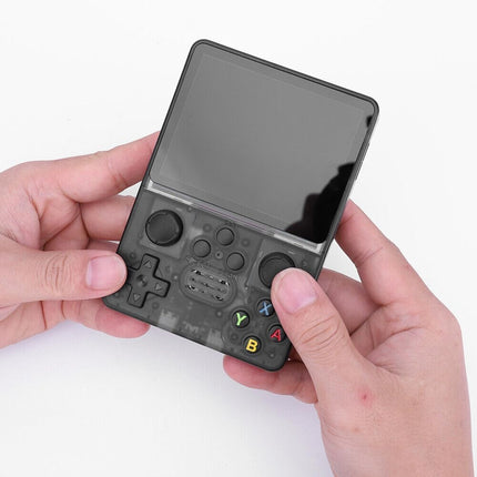 New World X-Ninja R35S Retro Video Game Console 64GB Mini Handheld Classic Games Support PS P Games 3.5-inch IPS Screen Dual 3D Joystick 