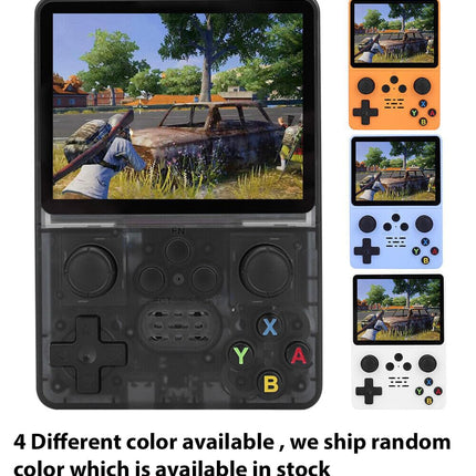 New World X-Ninja R35S Retro Video Game Console 64GB Mini Handheld Classic Games Support PS P Games 3.5-inch IPS Screen Dual 3D Joystick 