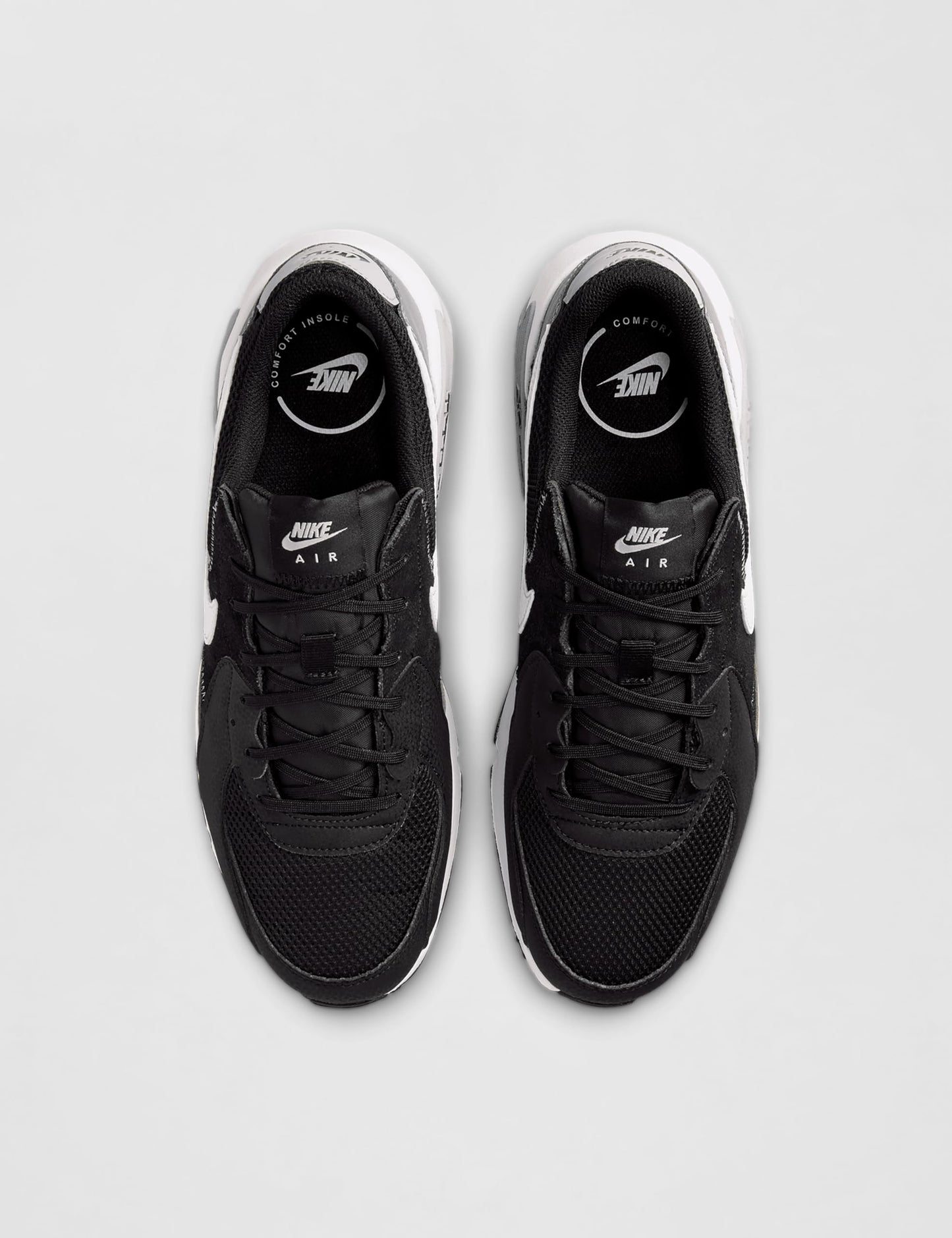 Nike Air Max Excee Mens Running Shoes Black White Cool Grey Wolf Grey FN7304 UK9 