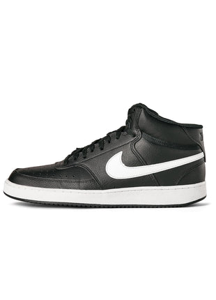 Nike Court Vision Mid NN Black White Black Mens Running Shoes UK 7 