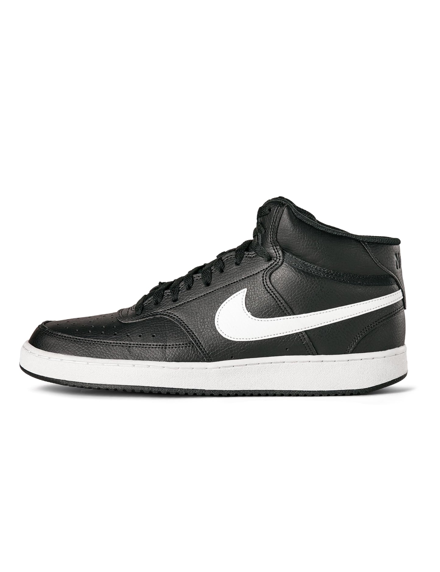 Nike Court Vision Mid NN Black White Black Mens Running Shoes UK 7 
