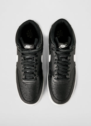 Nike Court Vision Mid NN Black White Black Mens Running Shoes UK 7 