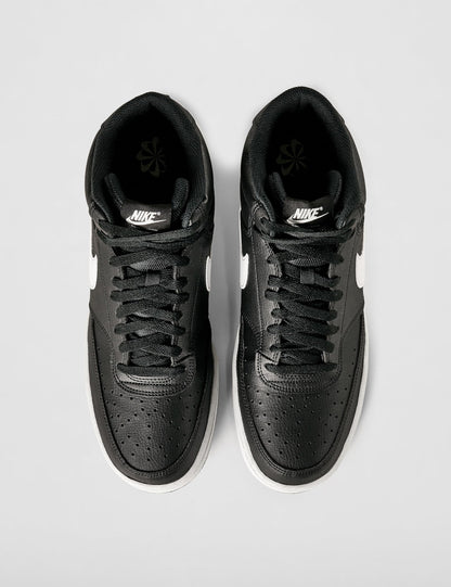 Nike Court Vision Mid NN Black White Black Mens Running Shoes UK 7 