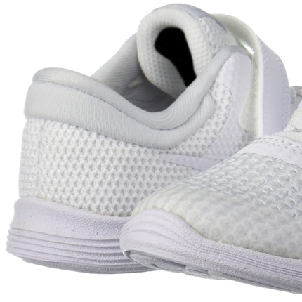 Nike Kids Boys Revolution 4 (TDV) Running Shoes 10C US (943304-101),White/White-Pure Platinum,9.5 Kids UK (10 US) 