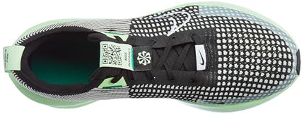 Nike Men's Interact Run Running Shoes-Black/White-Platinum Tint-Vapor GREEN-FD2291-006-8UK 