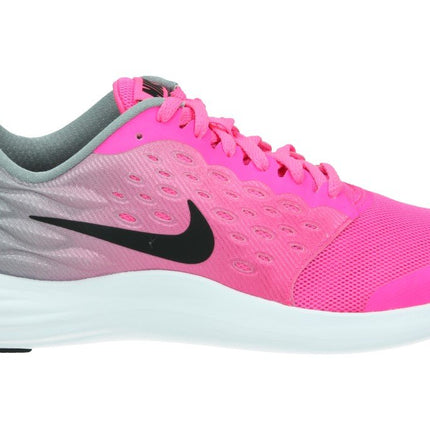 Nike Men's Revolution 3 (GS) Pink Blast Black White 600 Running Shoes (844974-600) 