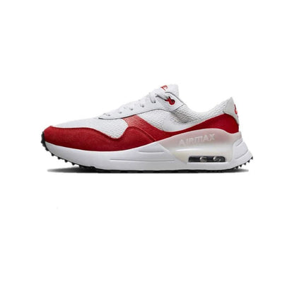 Nike Men's Running Shoes Air Max Systm-White/White-University Red-Photon Dust-Dm9537-104-10Uk 