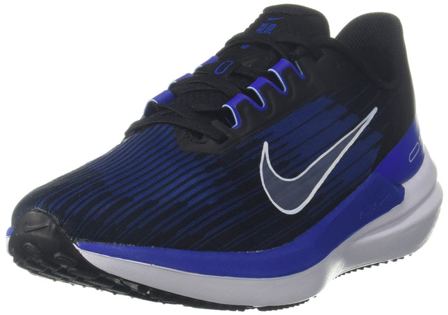 Nike Mens Air Winflo 9 Black/White-Old Royal-Racer Blue Running Shoe - 6 UK (7 US) (DD6203-004) 