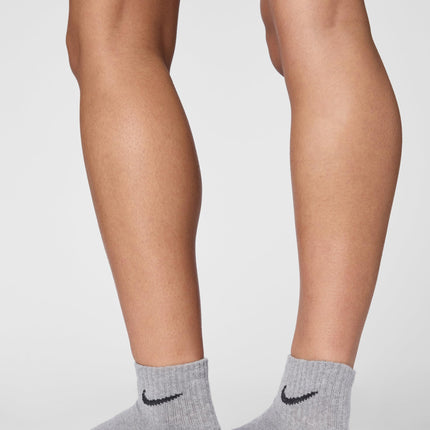 Nike Mens Cotton Blend Everyday Cushioned Ankle Socks (SX7667-964-Large_3-pack), Modern, Multicolour 