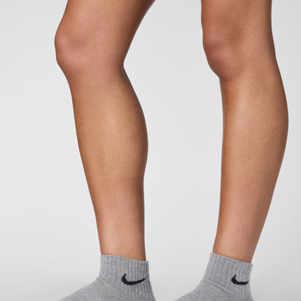 Nike Mens Cotton Blend Everyday Cushioned Ankle Socks (SX7667-964-Large_3-pack), Modern, Multicolour 