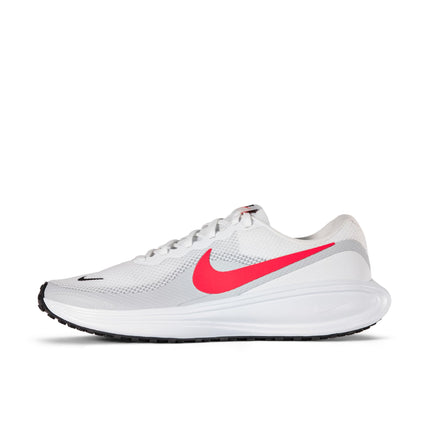 Nike Revolution 8-White/Bright Crimson-Pure PLATINUM-BLACK-HJ9198-102-11UK 