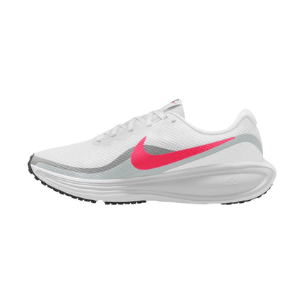 Nike Revolution 8-White/Bright Crimson-Pure PLATINUM-BLACK-HJ9198-102-9UK 