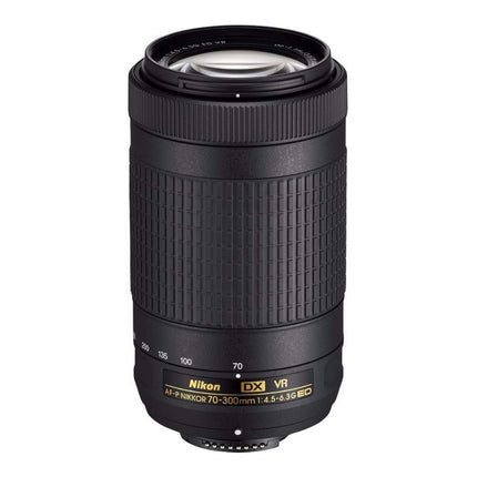 Nikon AF-P DX NIKKOR 70-300 mm f/4.5-6.3G ED VR Lens for DSLR Cameras (Black) 