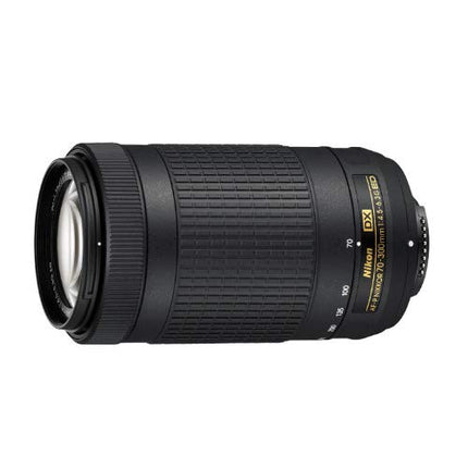 Nikon AF-P DX NIKKOR 70-300 mm f/4.5-6.3G ED VR Lens for DSLR Cameras (Black) 