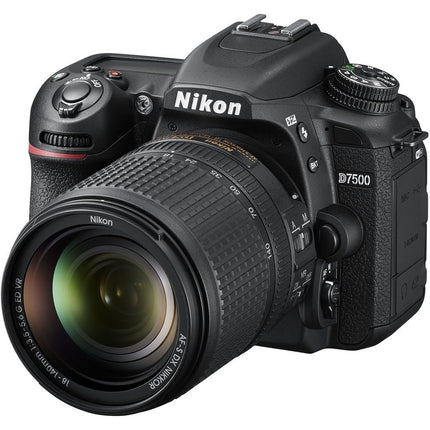 Nikon D7500 20.9MP Digital SLR Camera (Black) with AF-S DX NIKKOR 18-140mm f/3.5-5.6G ED VR Lens 