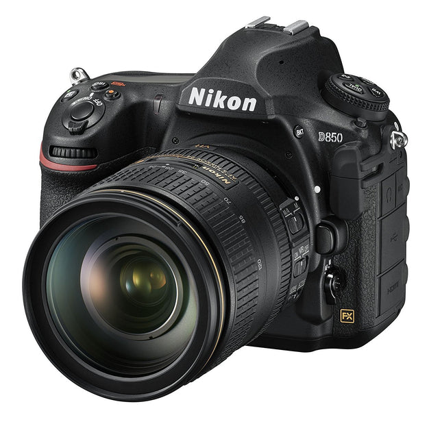 Nikon D850 45.7MP Digital SLR Camera (Black) with AF-S Nikkor 24-120mm F/4G ED VR Lens and 64GB Memory Card 