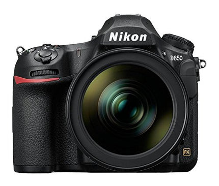 Nikon D850 45.7MP Digital SLR Camera (Black) with AF-S Nikkor 24-120mm F/4G ED VR Lens and 64GB Memory Card 