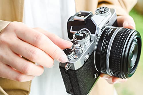 Nikon Mirrorless Z fc 20.9 MP Body with NIKKOR Z 28mm f/2.8 [SE] Lens with Additional Battery, Camera Bag & 64 GB SD Card, Small Rig L-Shape Grip, Optical Zoom, Black 