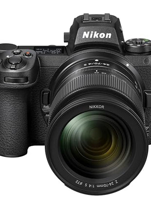 Nikon Z6 II Mirrorless Camera Z 24-70mm Lens with Additional Battery, Optical Zoom, Black 
