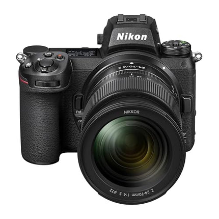 Nikon Z6 II Mirrorless Camera Z 24-70mm Lens with Additional Battery, Optical Zoom, Black 