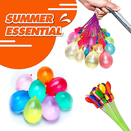 Niku Holi Water Balloon | Automatic Fill and Tie Magic Water Balloons | Set of 3 Bunch | 111 Balloons | Multicolour 