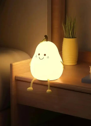 Niwlix Pear Night Light Lamp for Bedroom Kids 7 Color Changing Kids Toddler Night Light Lamp Baby l Gift Items for Women Kids l Valentine's Birthday Gift Toys for 2+Year Old Boy Girl 