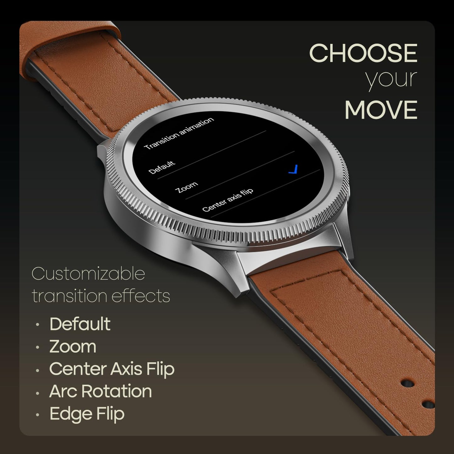 Noise Newly Launched Halo 2 Smart Watch 1st Ever Functional Rotating Dial (Axe-Cut Bezel), 1.43" AMOLED, Stainless Steel Build, Custom Transition Effects, BT Calling, Health Suite (Vintage Brown) 