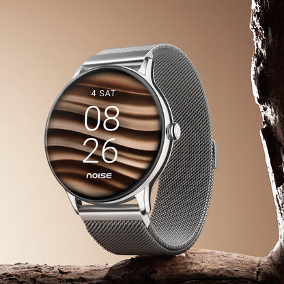 Noise Twist Go Bluetooth Calling Smart Watch for Women with Sleek Metal Dial, Glossy Finish, 1.39" Display, 100+ Watch Faces, IP68, Sleep Tracking, Voice Assistance, Upto 7 Days Battery (Gold Link) 