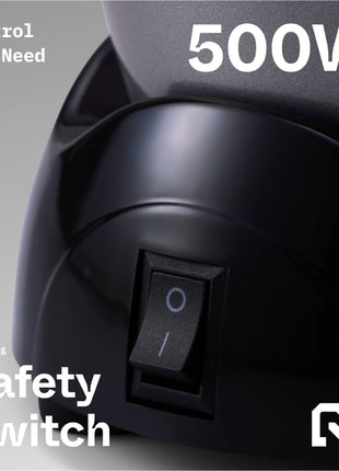 NutriPro Juicer Mixer Grinder - Smoothie Maker - 500 Watts (3 Jars & 2 Blades, Silver) - 2 Year Warranty 