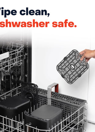 Nutricook 7.6 Litre Air Fryer Slim XL, 2025 New Launch, Clear Window & Interior Light, Extra Large Basket, Space-Saving Slim Design, Air Fry, Bake, Reheat, with 5 Preset, 1700W, 2 Year Warranty 