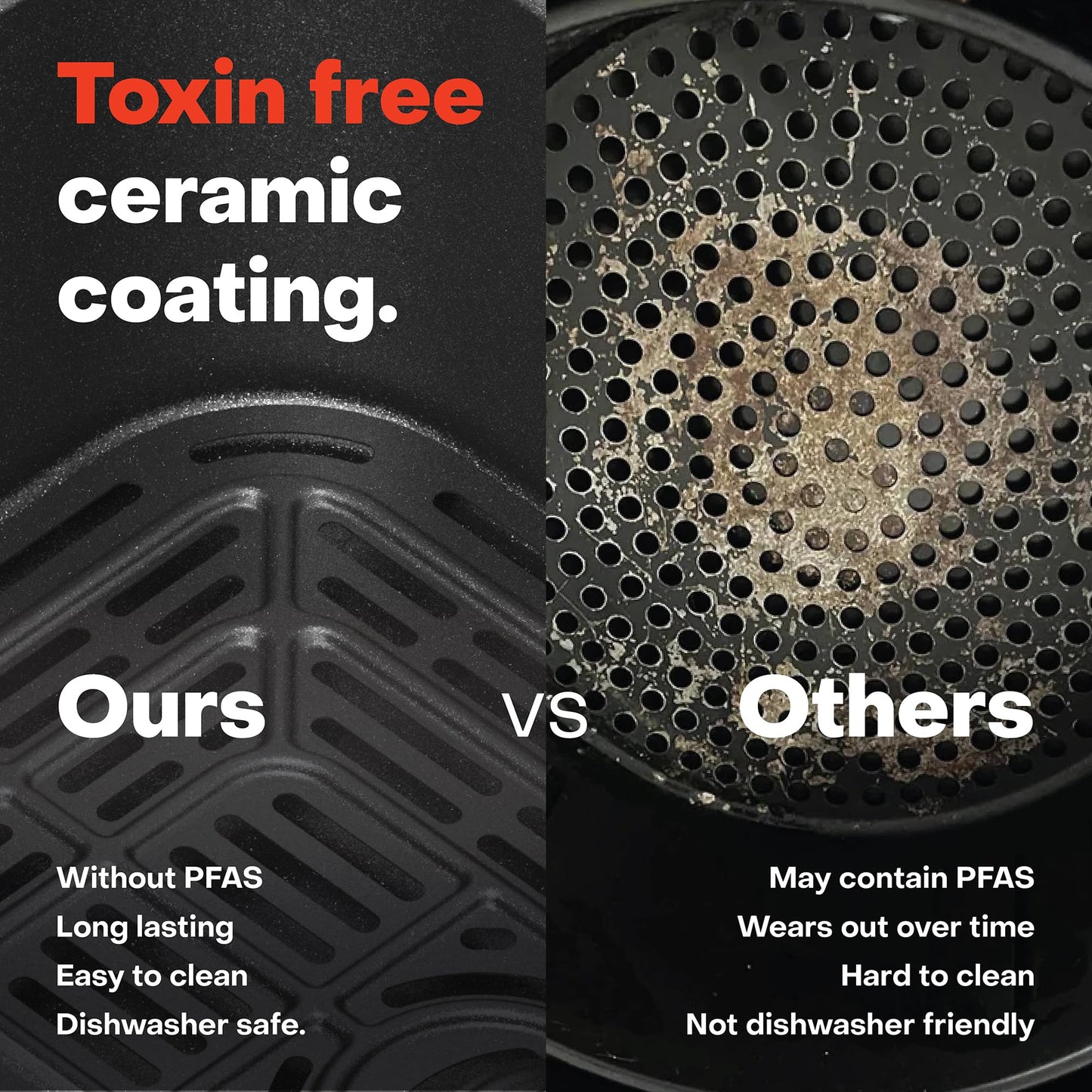 Nutricook 7.6 Litre Air Fryer Slim XL, 2025 New Launch, Clear Window & Interior Light, Extra Large Basket, Space-Saving Slim Design, Air Fry, Bake, Reheat, with 5 Preset, 1700W, 2 Year Warranty 