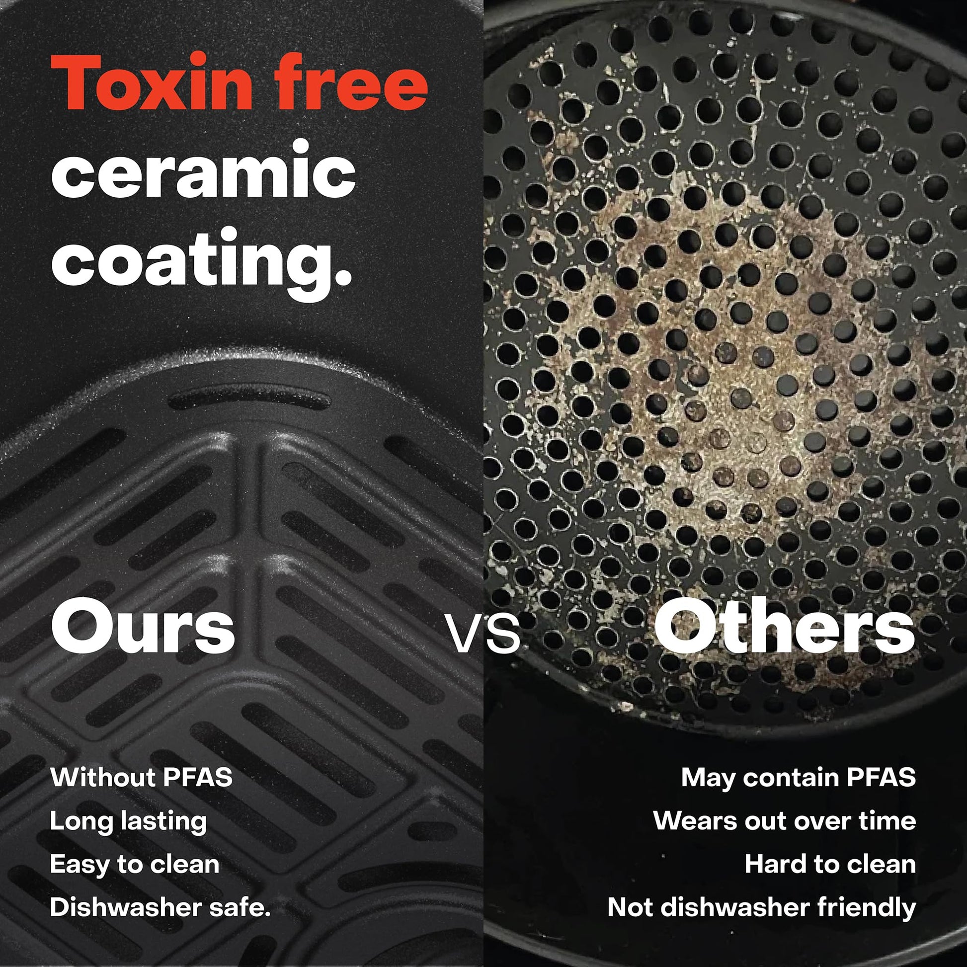 Nutricook 7.6 Litre Air Fryer Slim XL, 2025 New Launch, Clear Window & Interior Light, Extra Large Basket, Space-Saving Slim Design, Air Fry, Bake, Reheat, with 5 Preset, 1700W, 2 Year Warranty 