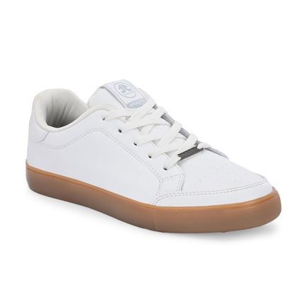 OFF LIMITS Men Skyline Casual Sneakers, White/Gum, 8 UK 