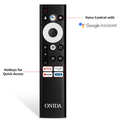 ONIDA 108 cm (43 inches) Nexg Series 4K Ultra HD Smart Google QLED TV QZ43UI 