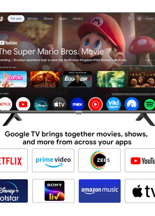 ONIDA 108 cm (43 inches) Nexg Series 4K Ultra HD Smart Google QLED TV QZ43UI 