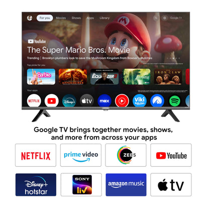 ONIDA 108 cm (43 inches) Nexg Series 4K Ultra HD Smart Google QLED TV QZ43UI 