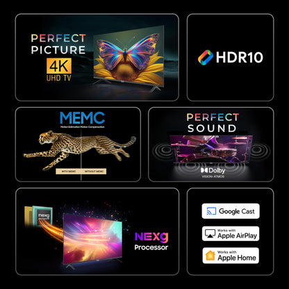 ONIDA 189 cm (75 inch) Nexg Series 4K Ultra HD Smart LED Google TV 75UIG-R 